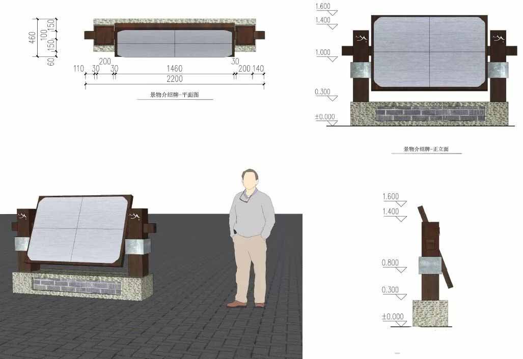 標識牌、景物介紹牌規劃設計